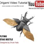 Langkah Demi Langkah Origami Serangga “Stag Beetle” (Robert J Lang) Super Detail