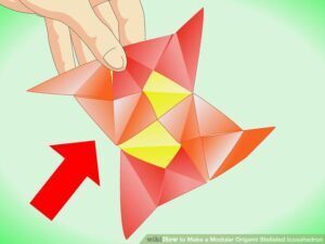 How to Make a Modular Origami Stellated Icosahedron