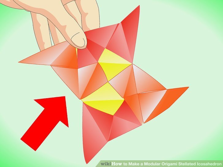 How to Make a Modular Origami Stellated Icosahedron