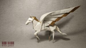 PEGASUS | Origami art, Origami paper art, Origami design