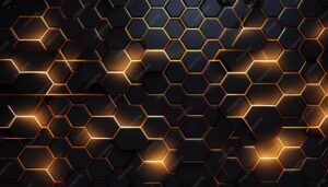 A black background with a gold background that says quot honeycomb quot ...