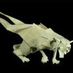 Cara Melipat Model Origami “Gryphon” (Makhluk Mitologi) Level Lanjutan