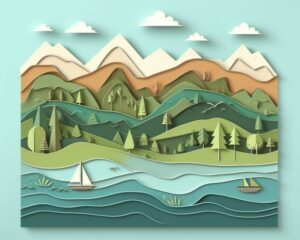 10 Unique and Exquisite Multi-layered Kirigami Art Prompts Created With ...