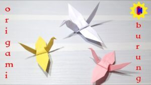 Tutorial Cara Membuat Origami Burung - YouTube