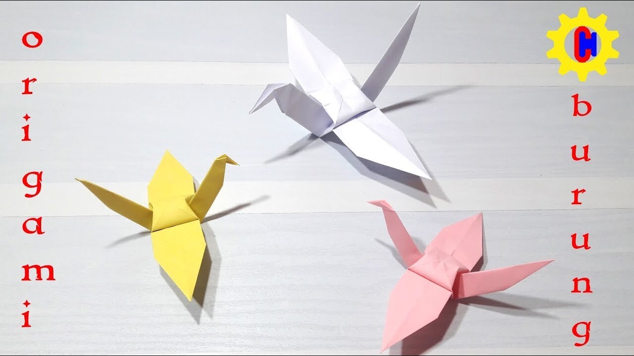Tutorial Cara Membuat Origami Burung - YouTube